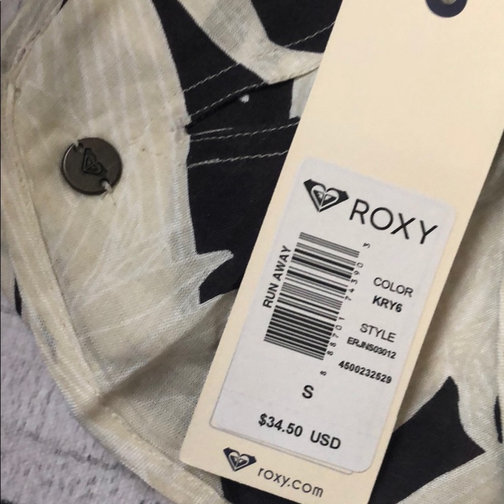 🆕 Roxy Run Away Shorts - Vintage Palm Line - Picture 6 of 6